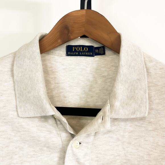 Polo Ralph Lauren Mens Polo Shirt - Cream, Size XXL - Picture 5 of 10